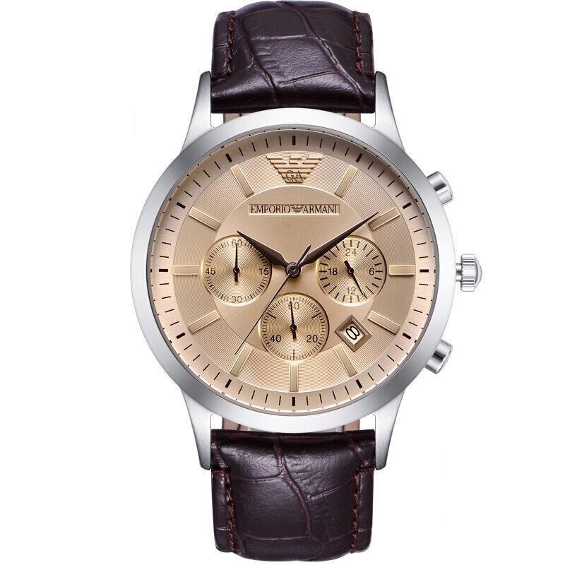 Emporio Armani AR2433 Men's Brown Chronograph Watch