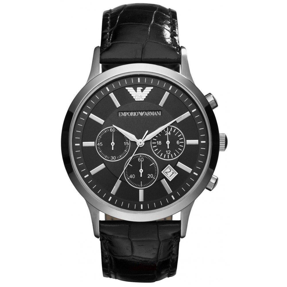 Emporio Armani AR2447 Men's Black Chronograph Watch