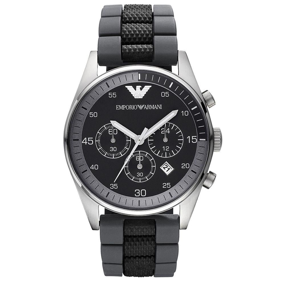 Emporio Armani AR5866 Men's Black Chronograph Watch