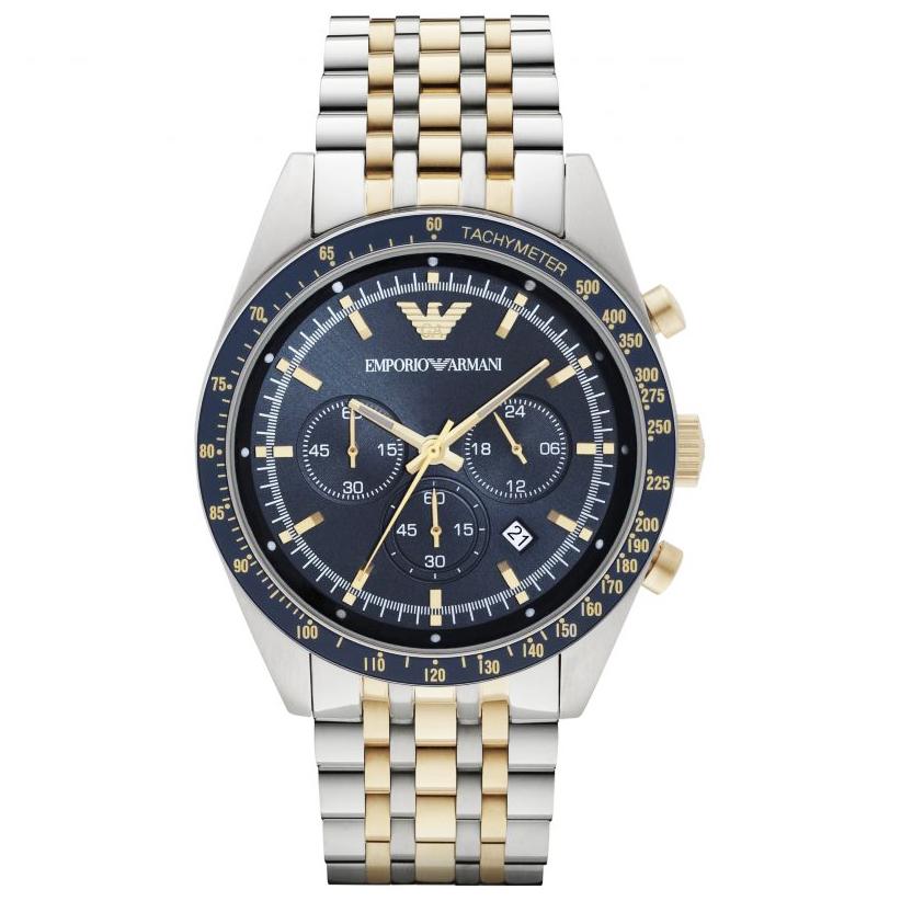 Emporio Armani AR6088 Men's Blue Chronograph Watch