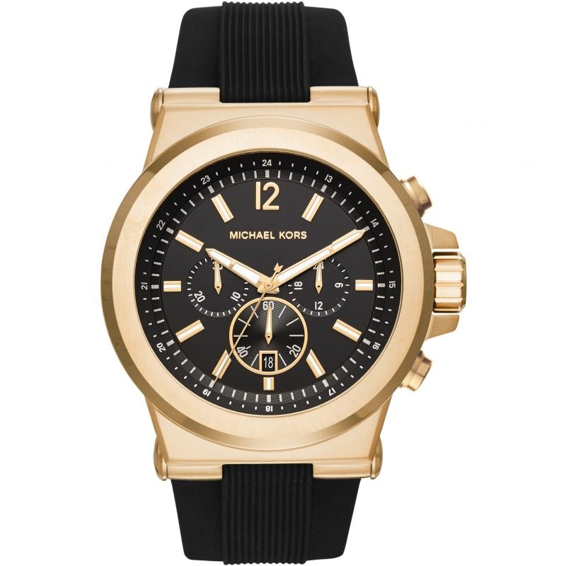 Michael Kors MK8445 Men's Chronograph Dylan Gold Black Watch