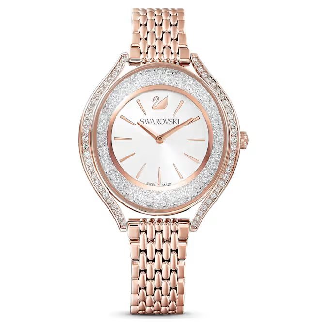 Swarovski Crystalline Aura Ladies Rose Gold Watch 5519459