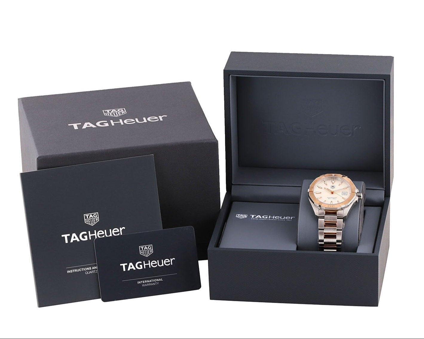 Tag Heuer Aquaracer White Dial Watch for Men - WAY1150.BD0911