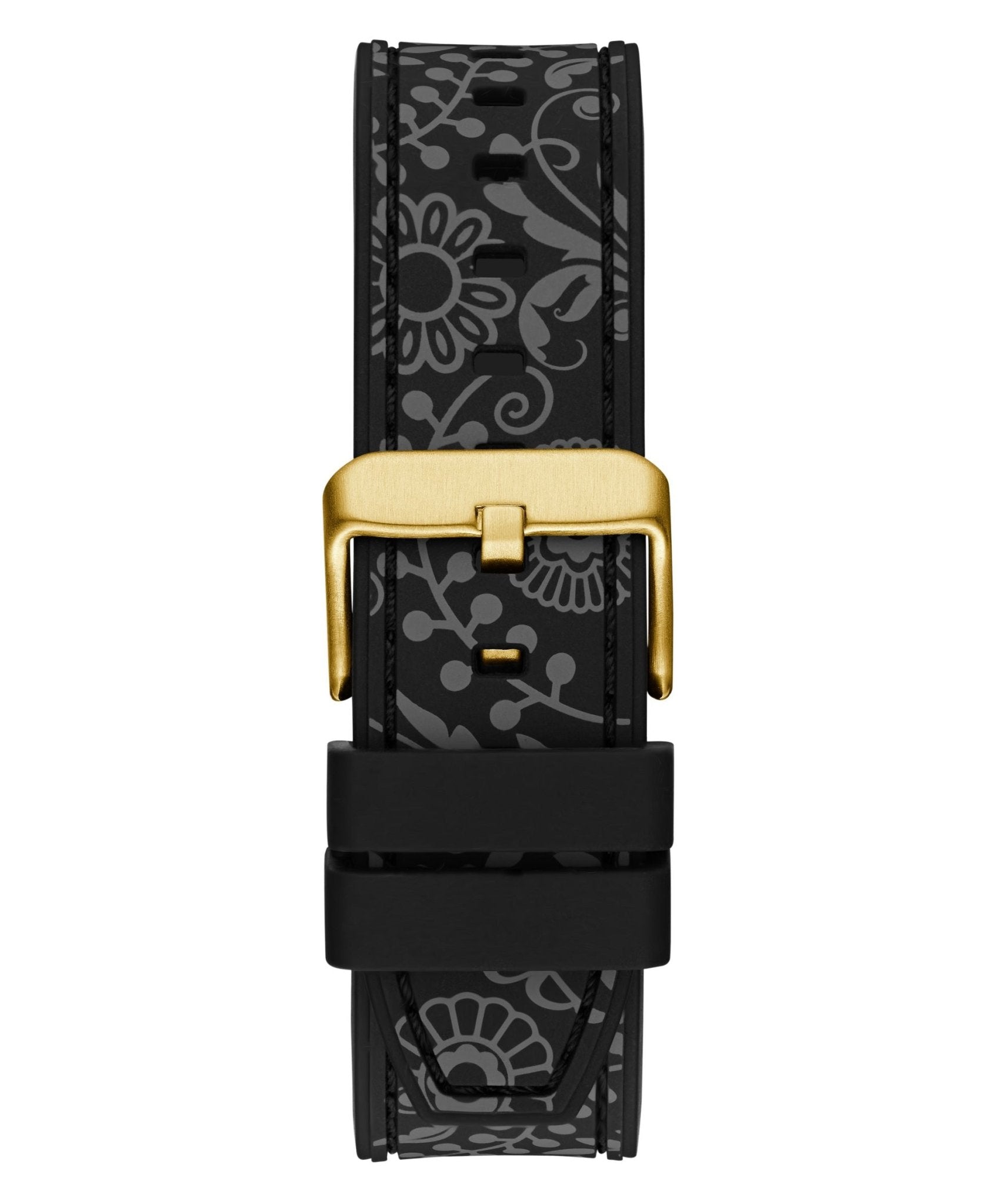 Guess Gents Catrin Gold Tone Silicone Watch GW0784G1