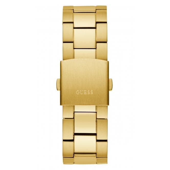 Gents Edge Stainless Steel Gold Watch GW0539G2