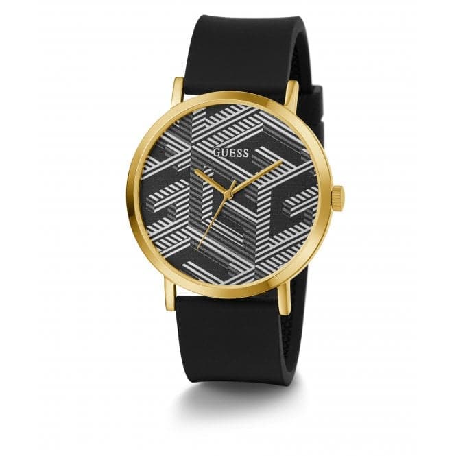 Guess Gents G Bossed Gold Tone Watch GW0625G2