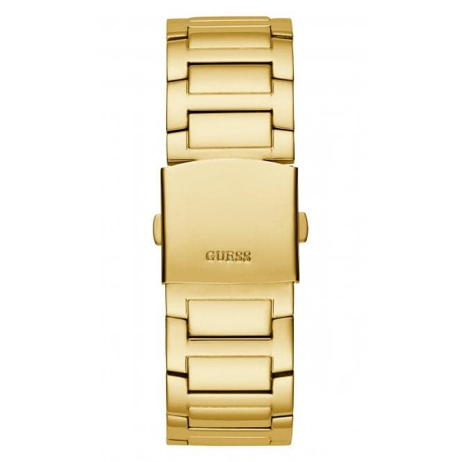 Guess Gents King Stainless Steel Gold Tone Watch GW0497G2