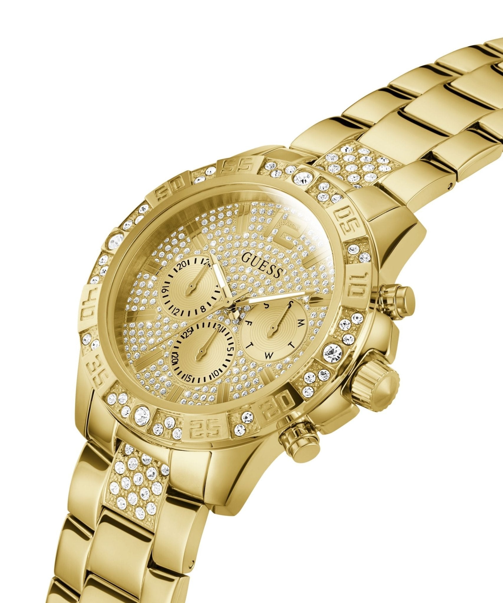 Guess Gents Majestic Gold Tone Stainless Steel Watch GW0796G2