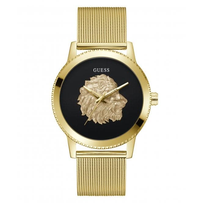 Guess Gents Monarch Gold Tone Watch GW0702G1