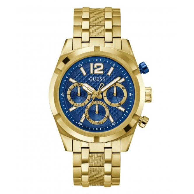 Guess Gents Resistance Gold Tone Watch GW0714G2