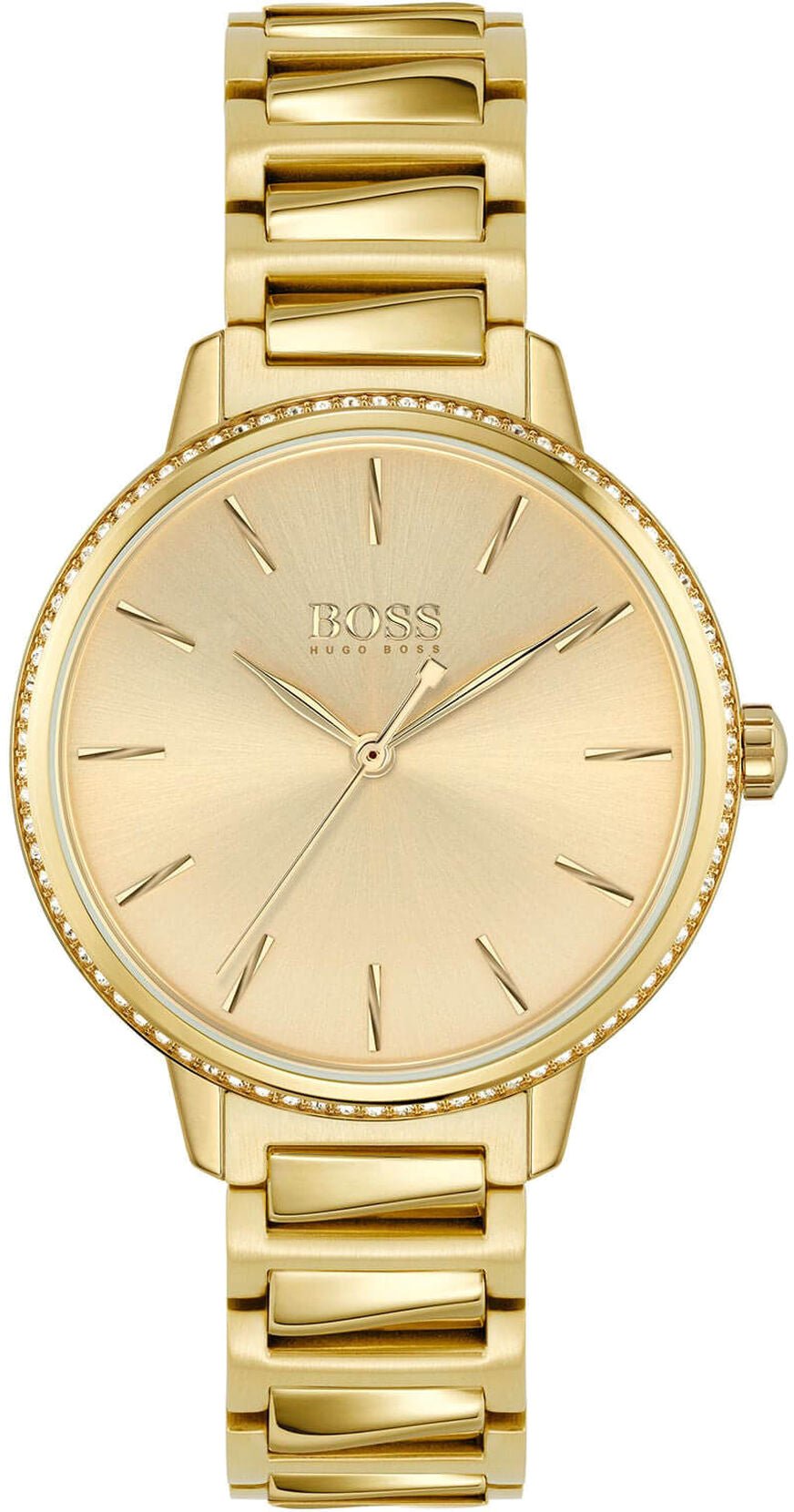 Hugo Boss Women's 1502541 Signature Gold-Tone Stainless Steel Watch