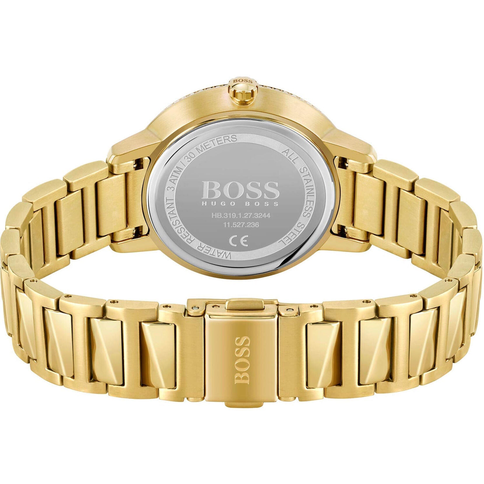 Hugo Boss Women's 1502541 Signature Gold-Tone Stainless Steel Watch