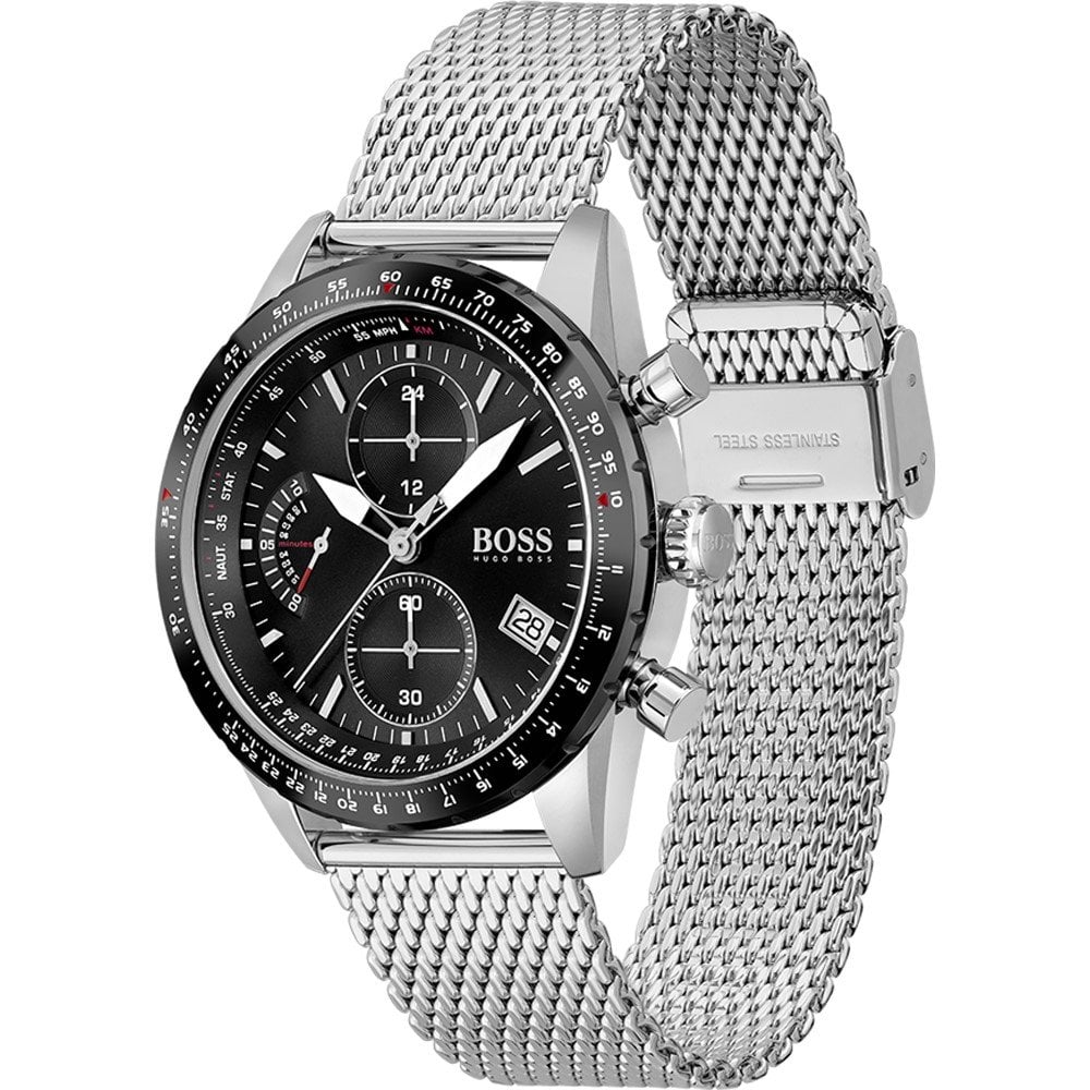 Hugo Boss Men's 1513886 Chronograph Pilot Edition Stainless Steel Watch