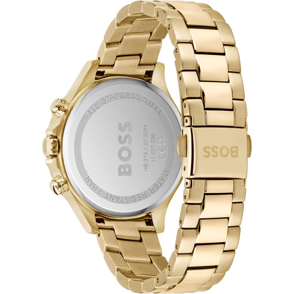 Hugo Boss Women's 1502628 Hera Gold-Tone Stainless Steel Watch with Crystal Accents