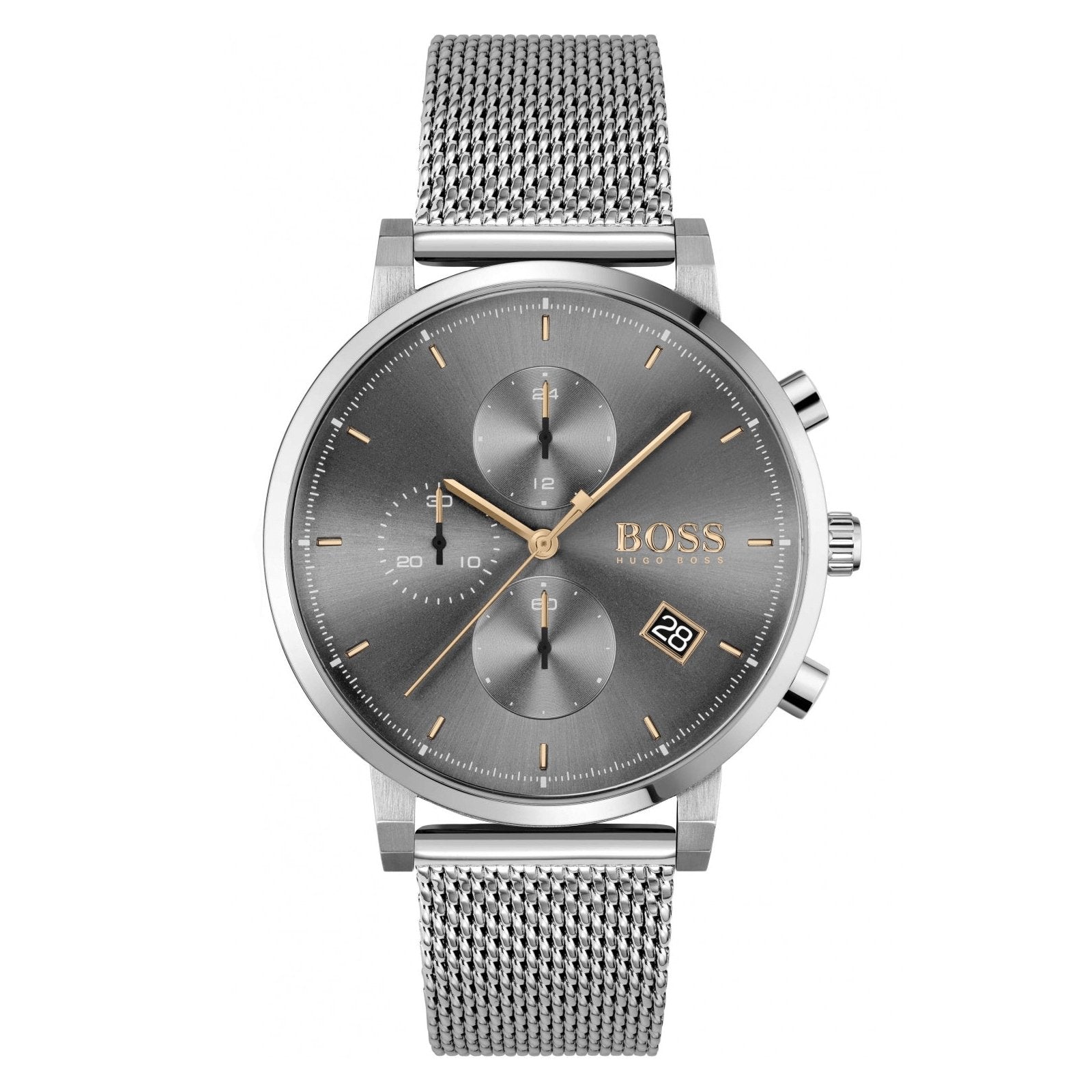 Hugo Boss Men's Watch Associate Brushed Steel Rose Gold HB1513807