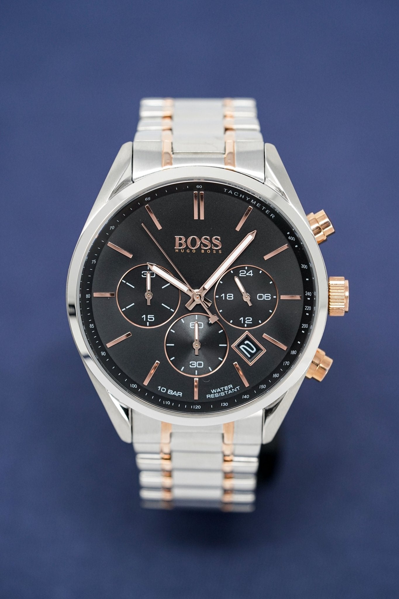 Hugo Boss Men's Watch Champion Two Tone Black HB1513819