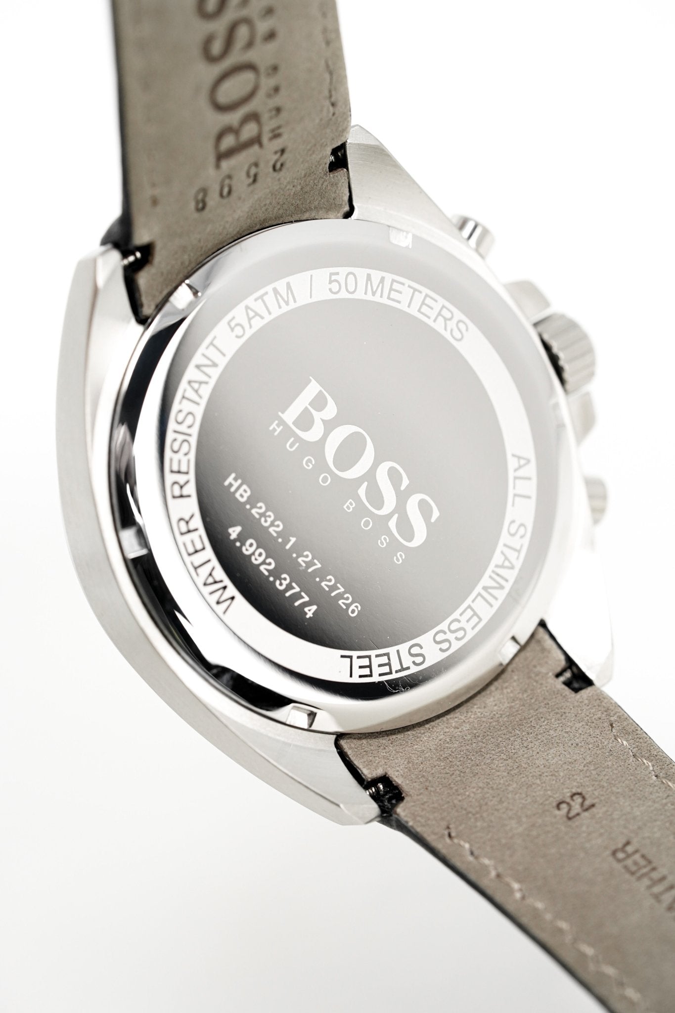 Hugo Boss Men's Watch Chronograph Black Driver Leather HB1513085