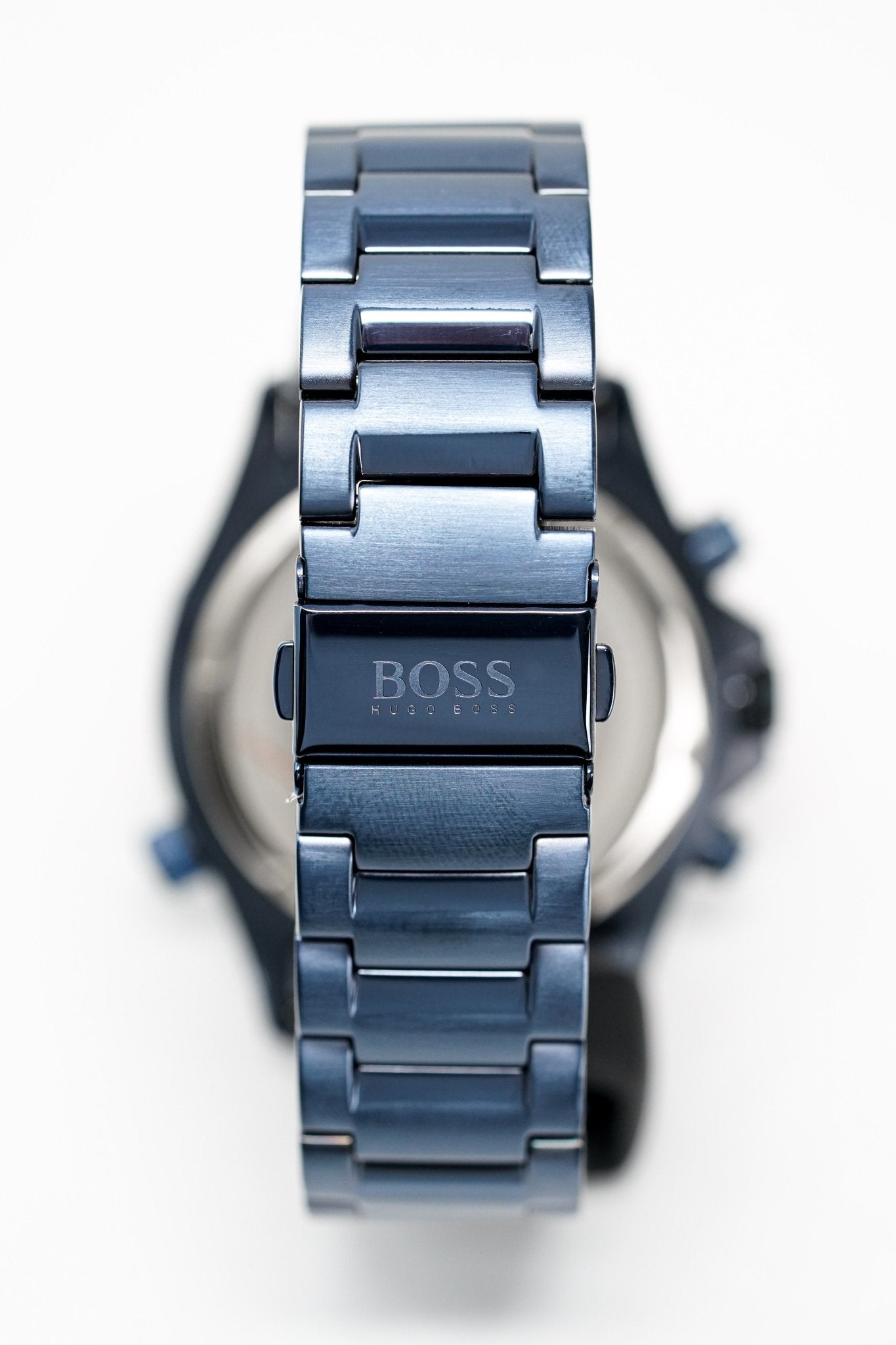 Hugo Boss Men's Watch Chronograph Globetrotter Blue PVD HB1513824