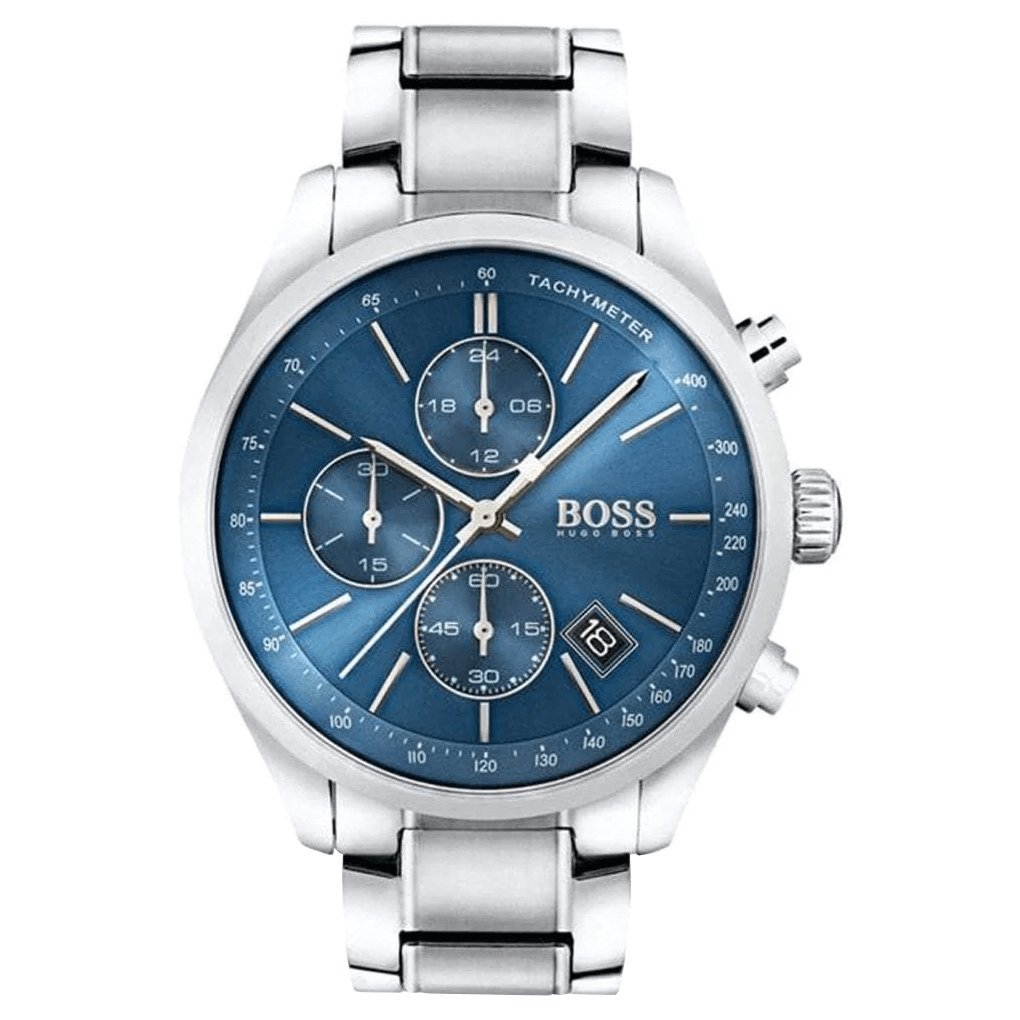 Hugo Boss Men's Watch Chronograph Grand Prix Blue HB1513478