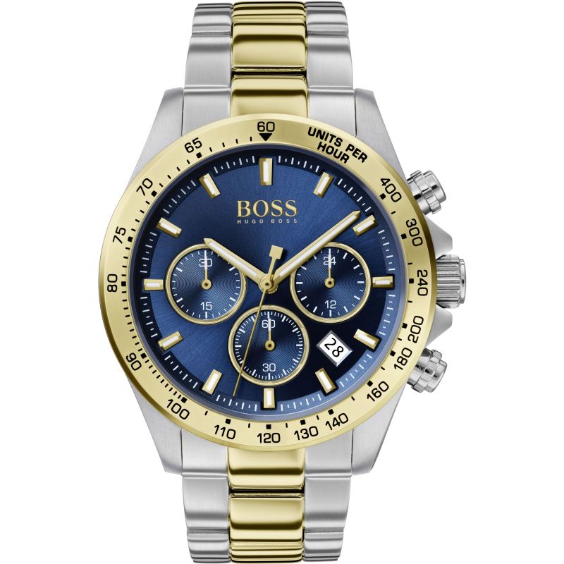 Hugo Boss Watch Chronograph Hero Two Tone Blue HB1513767