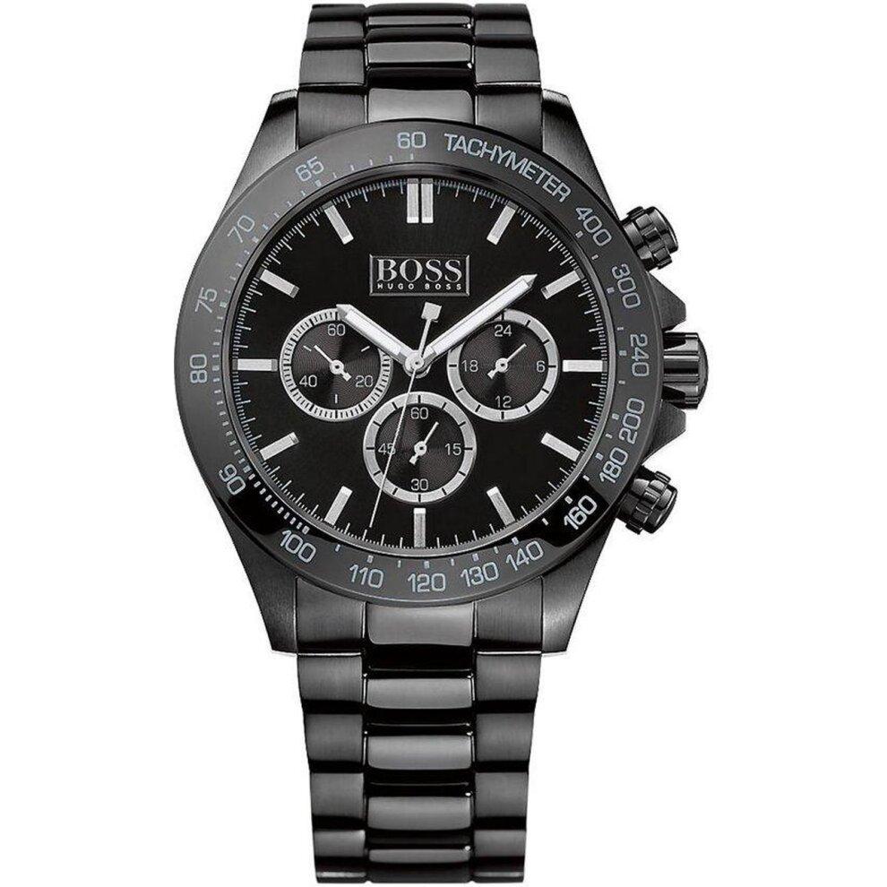 Hugo Boss Men's Watch Chronograph Ikon Black PVD HB1512961