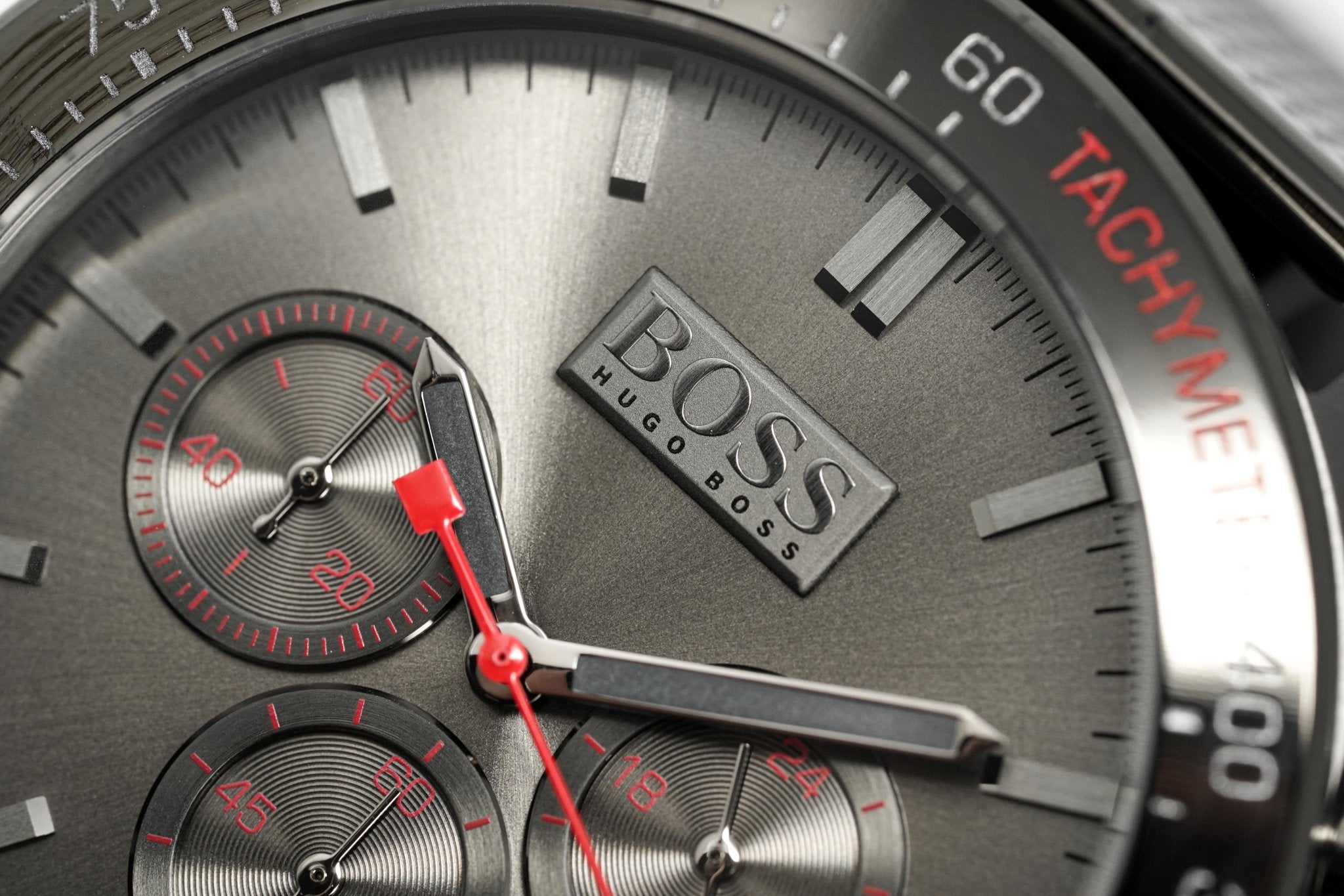 Hugo Boss Men's Watch Chronograph Ikon Grey Mesh HB1513443