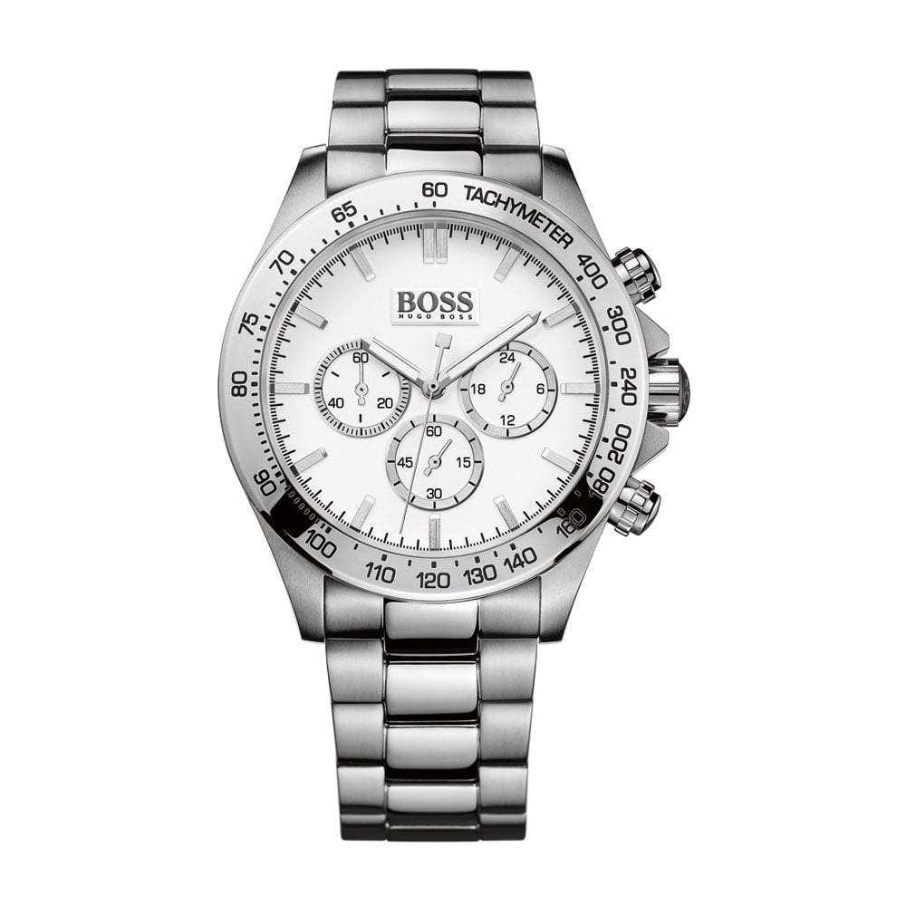 Hugo Boss Men's Watch Chronograph Ikon Silver HB1512962