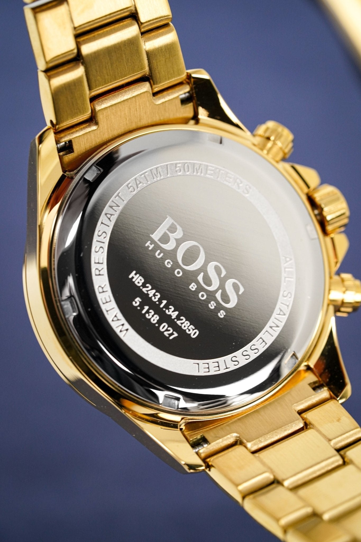 Hugo Boss Men's Watch Chronograph Ikon Yellow Gold HB1513340