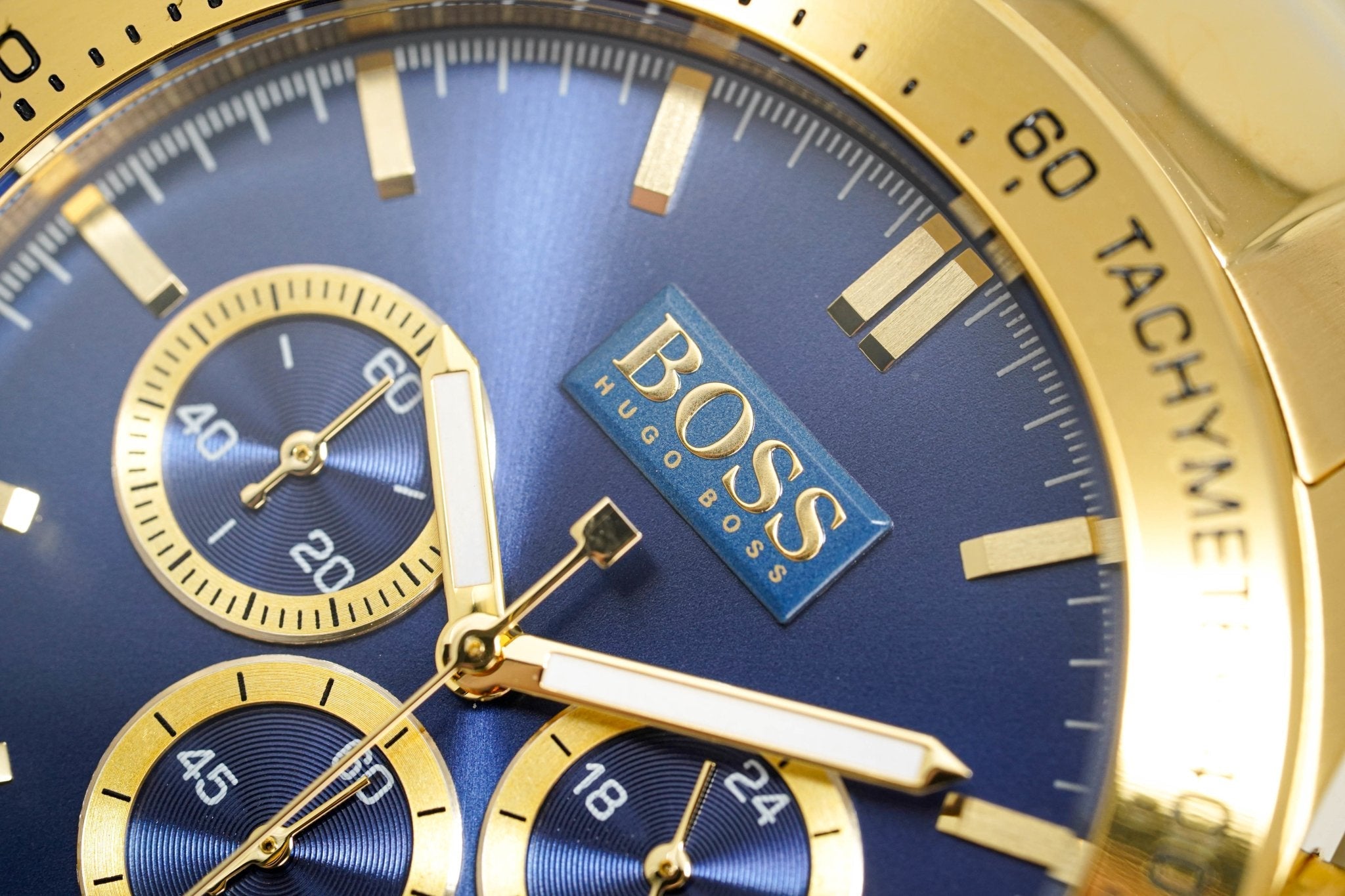 Hugo Boss Men's Watch Chronograph Ikon Yellow Gold HB1513340