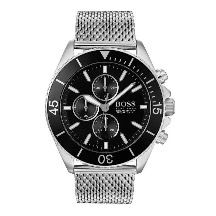 Hugo Boss Men's Watch Chronograph Ocean Edition Black HB1513701