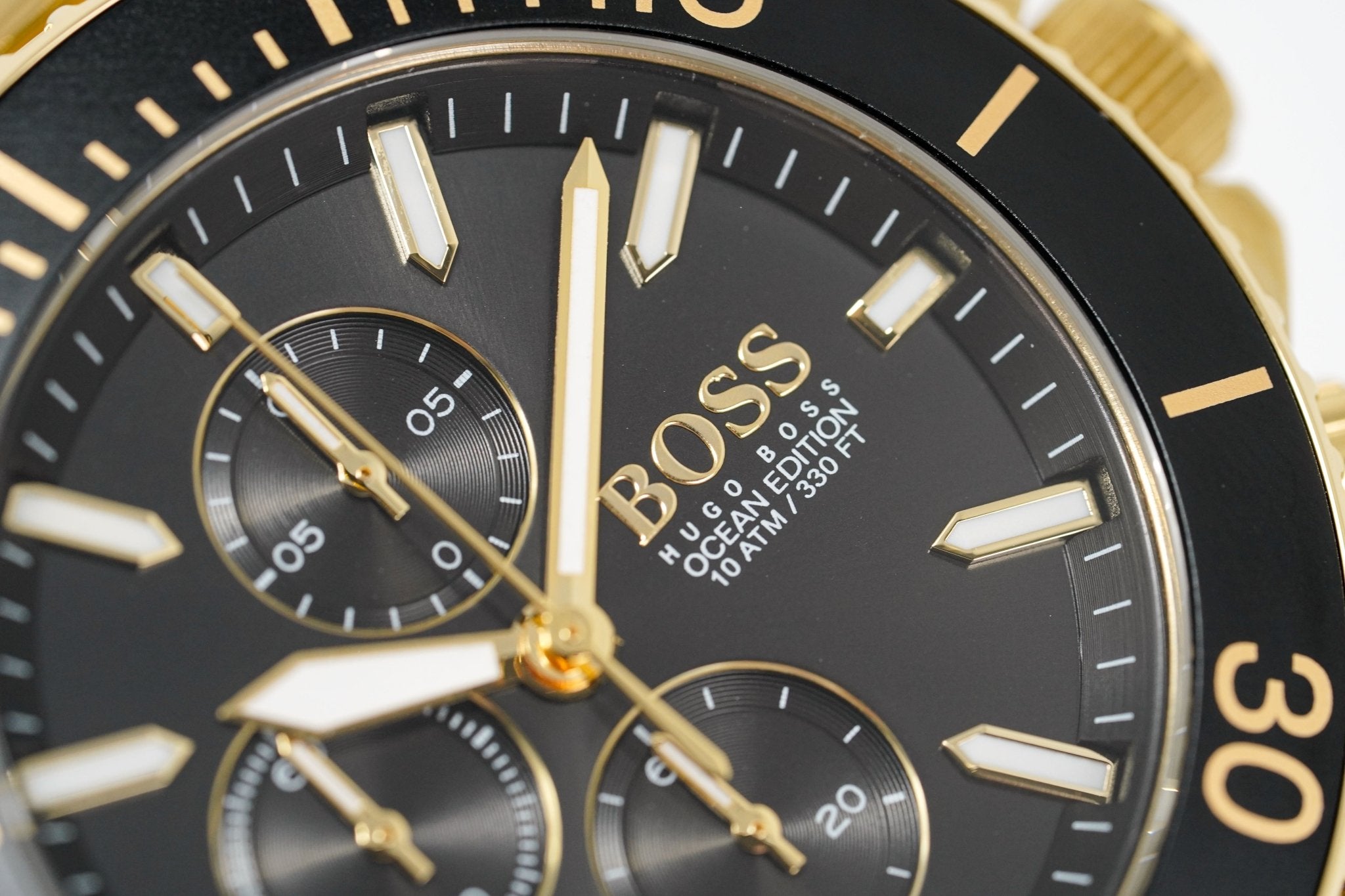 Hugo Boss Men's Watch Chronograph Ocean Edition Gold HB1513703