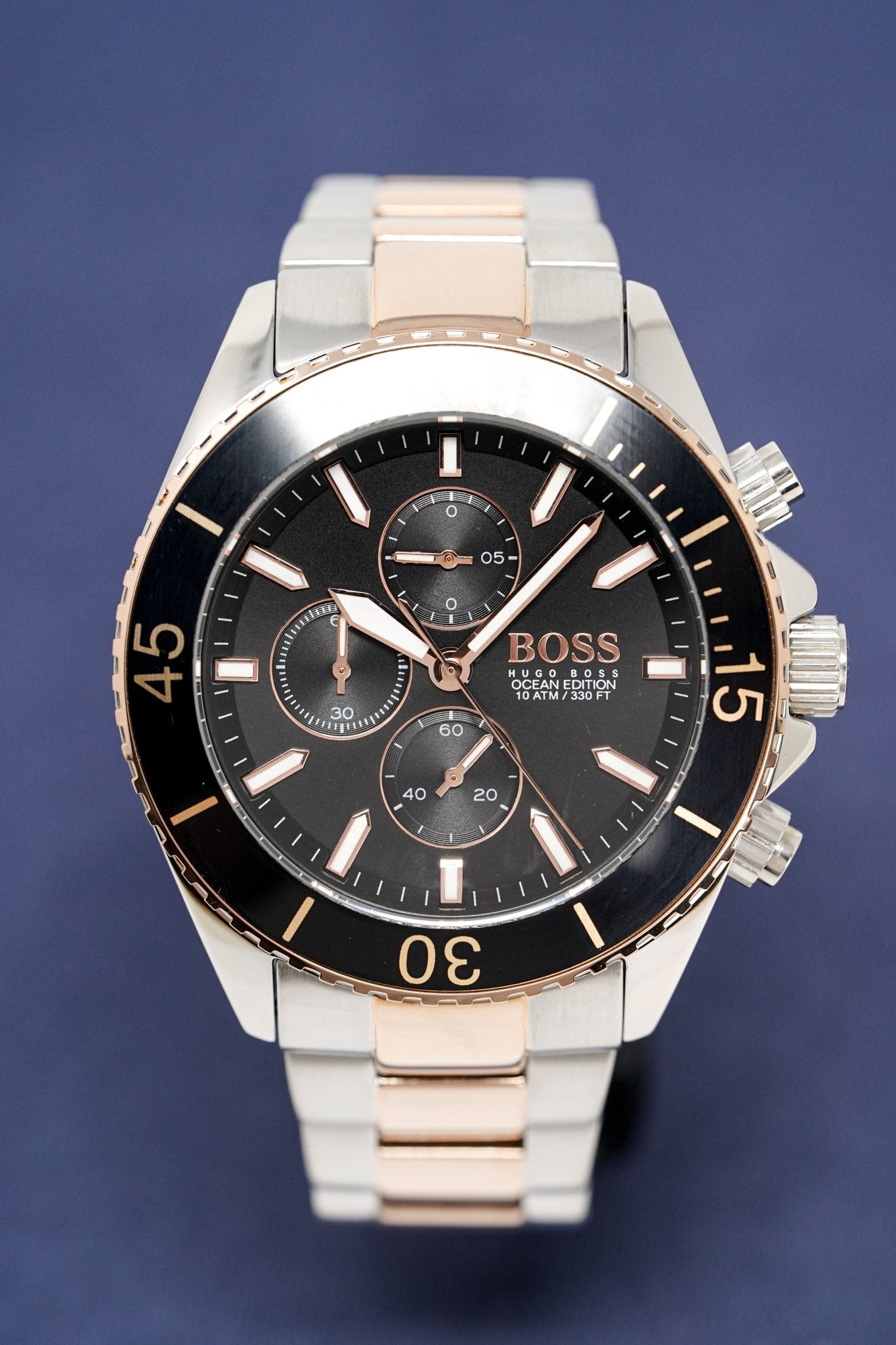 Hugo Boss Men's Watch Chronograph Ocean Edition Two Tone HB1513705