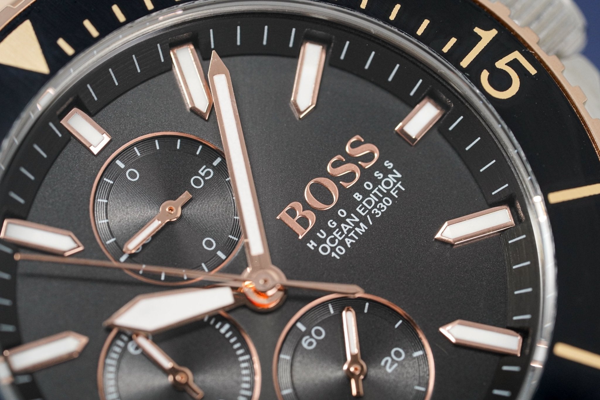 Hugo Boss Men's Watch Chronograph Ocean Edition Two Tone HB1513705