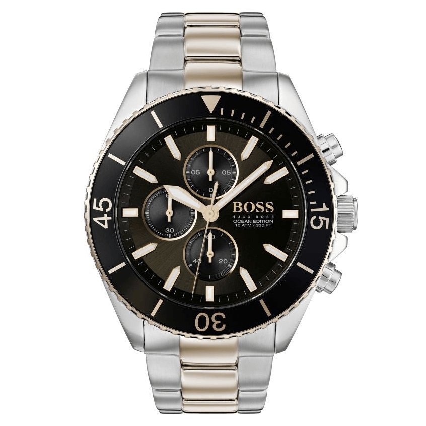 Hugo Boss Men's Watch Chronograph Ocean Edition Two Tone HB1513705