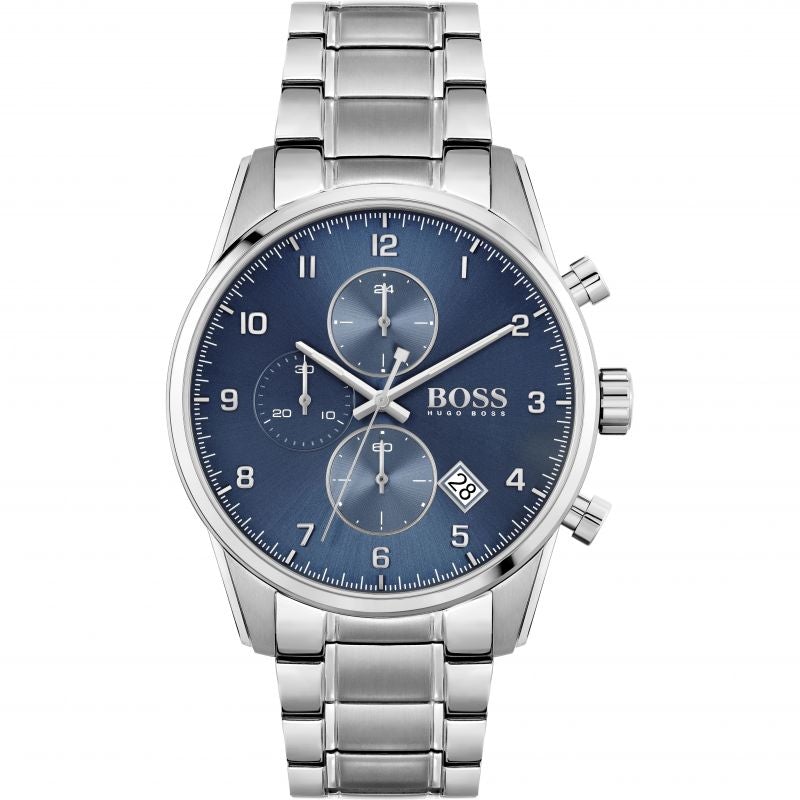 Hugo Boss Men's Watch Chronograph Skymaster Blue HB1513784