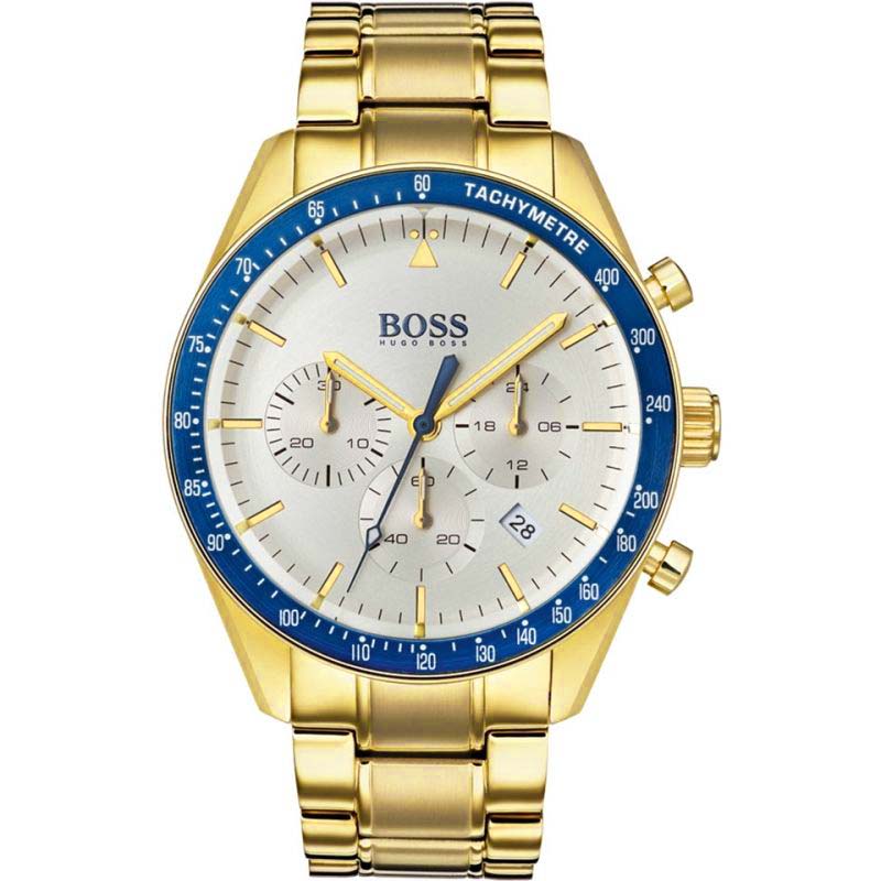 Hugo Boss Men's Watch Chronograph Trophy Gold HB1513631