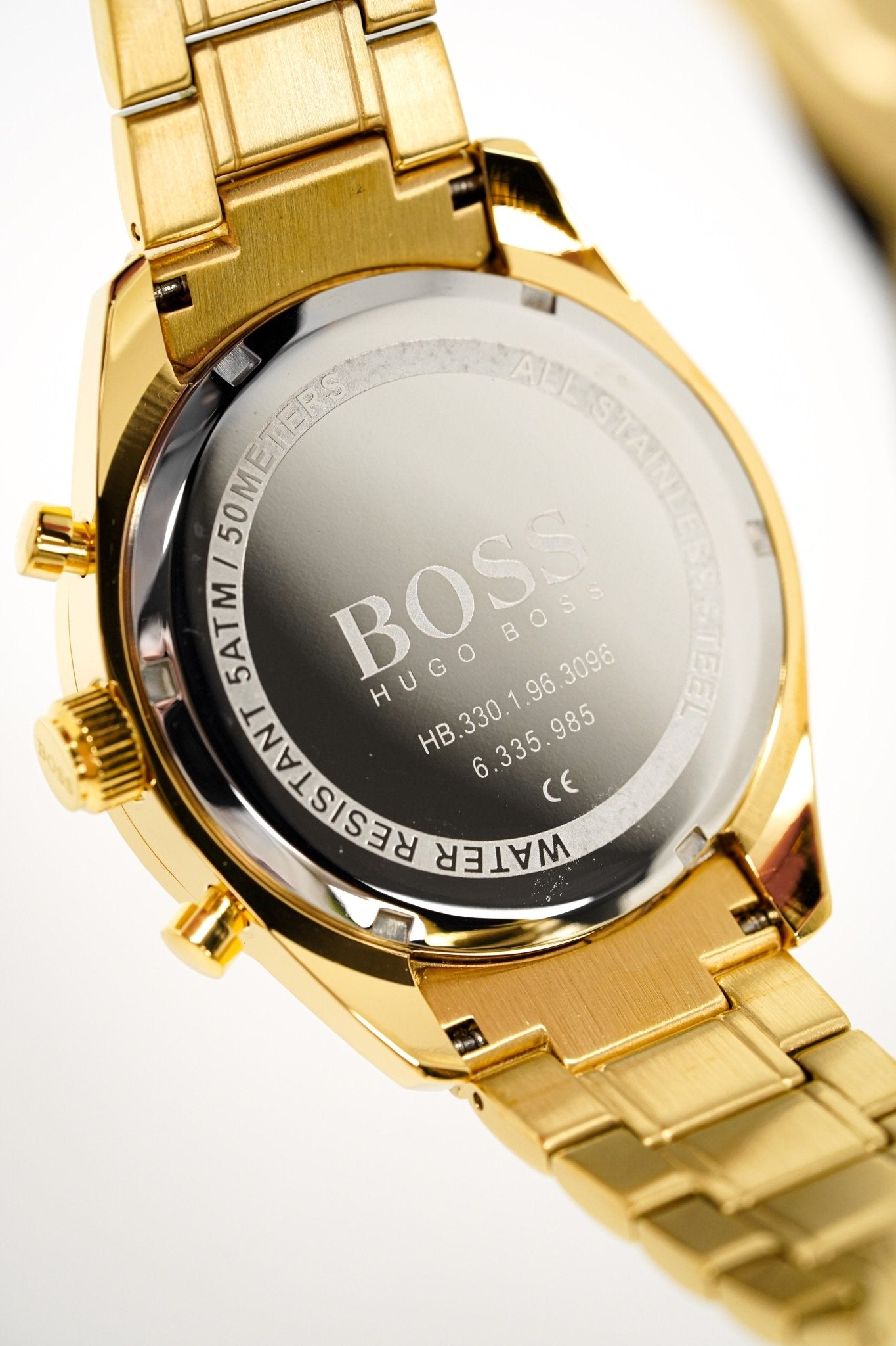 Hugo Boss Men's Watch Chronograph Trophy Gold HB1513631