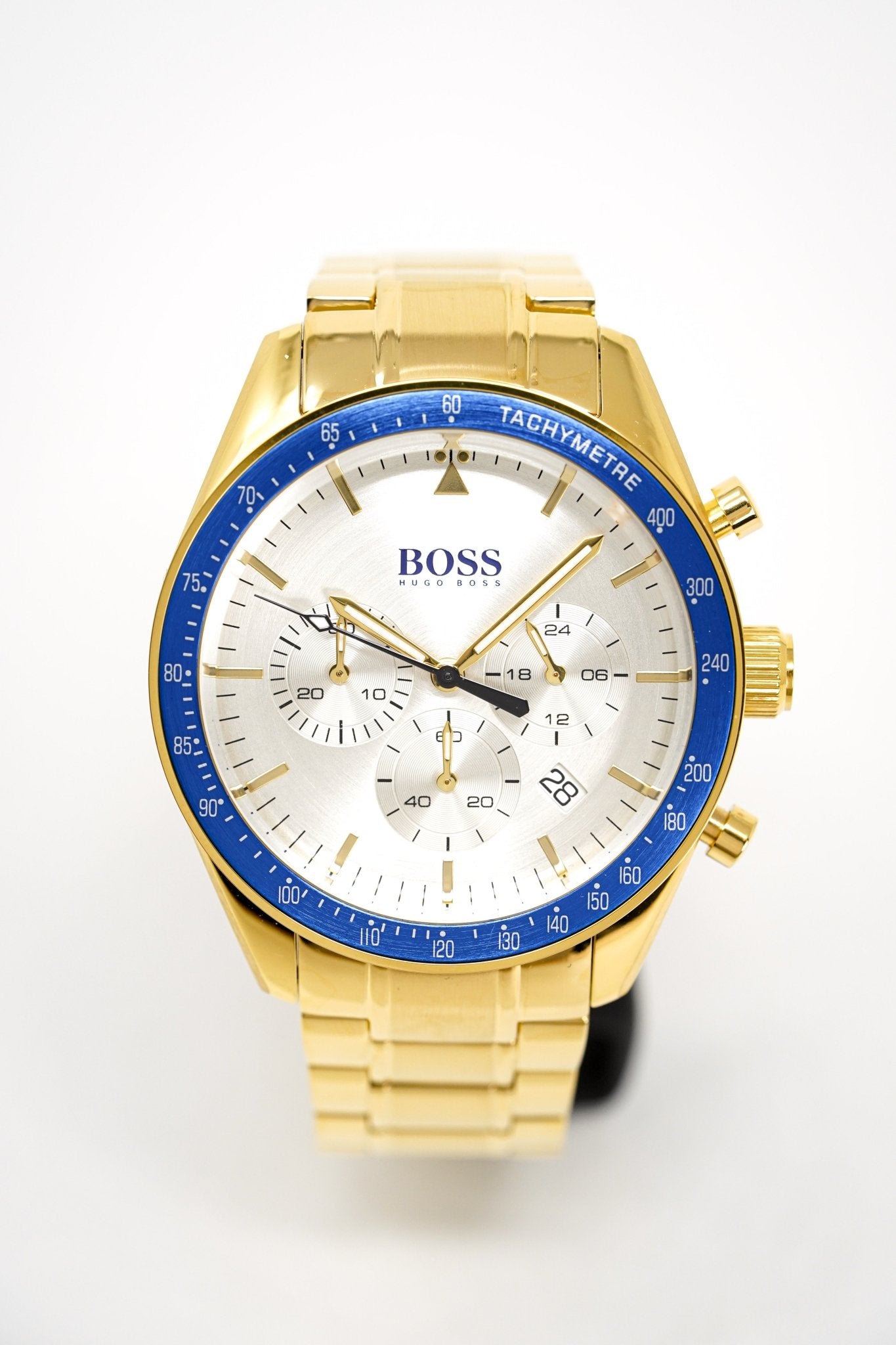 Hugo Boss Men's Watch Chronograph Trophy Gold HB1513631