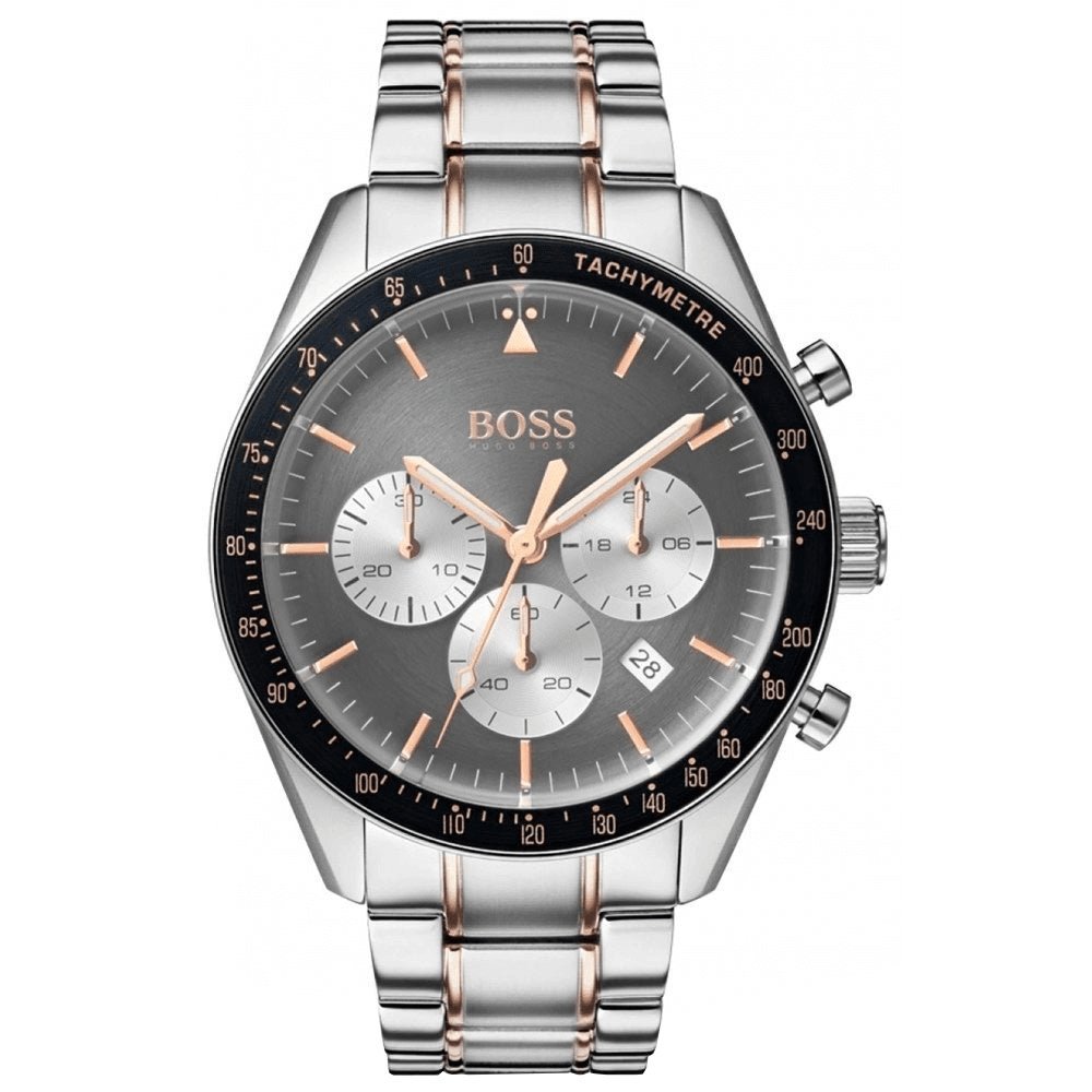 Hugo Boss Men's Watch Chronograph Trophy Grey HB1513634