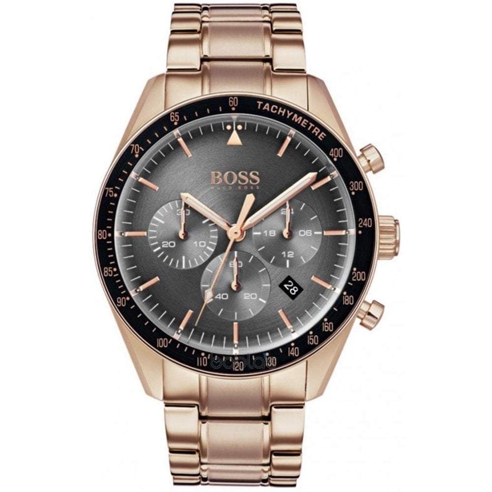 Hugo Boss Men's Watch Chronograph Trophy Rose Gold HB1513632