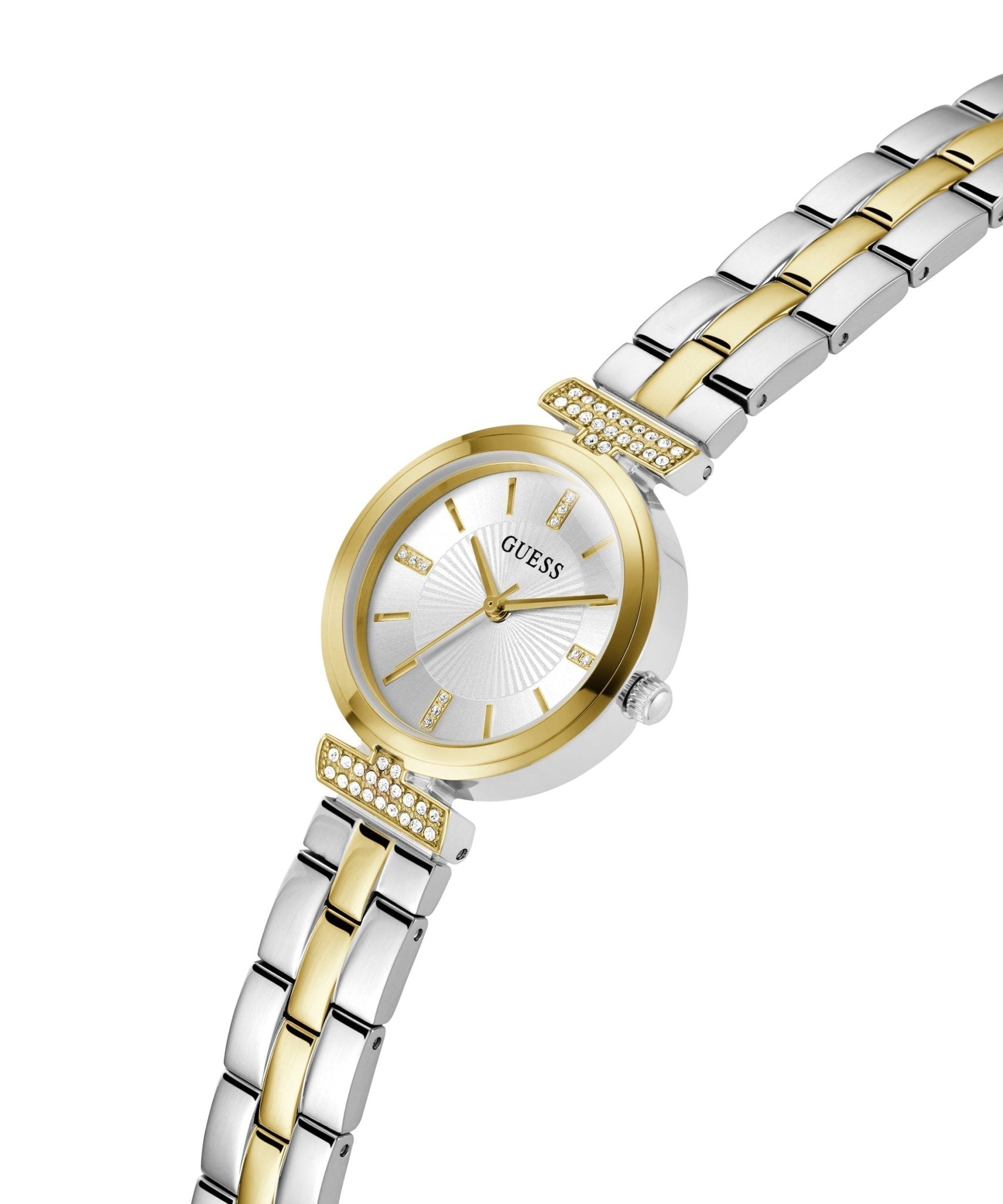 Ladies Array Yellow Gold Tone Stainless Steel Watch GW0762L5