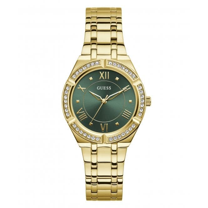 Ladies Cosmo Gold Tone Watch GW0033L8