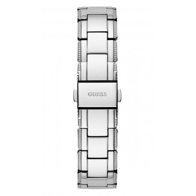 Ladies Crystal Clear Stainless Steel Silver Watch GW0470L1