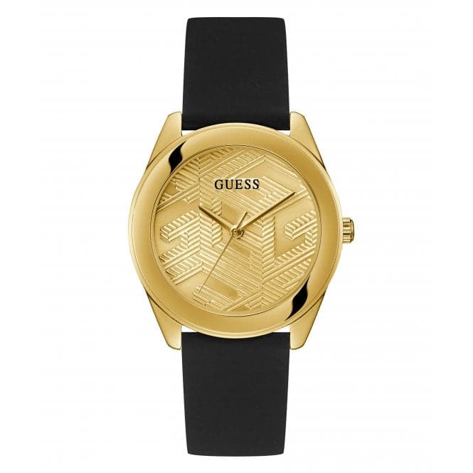 Ladies Cubed Gold Tone Watch GW0665L1