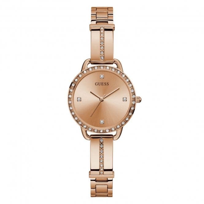 Ladies Dress Stainless Steel Rose Gold Watch GW0022L3