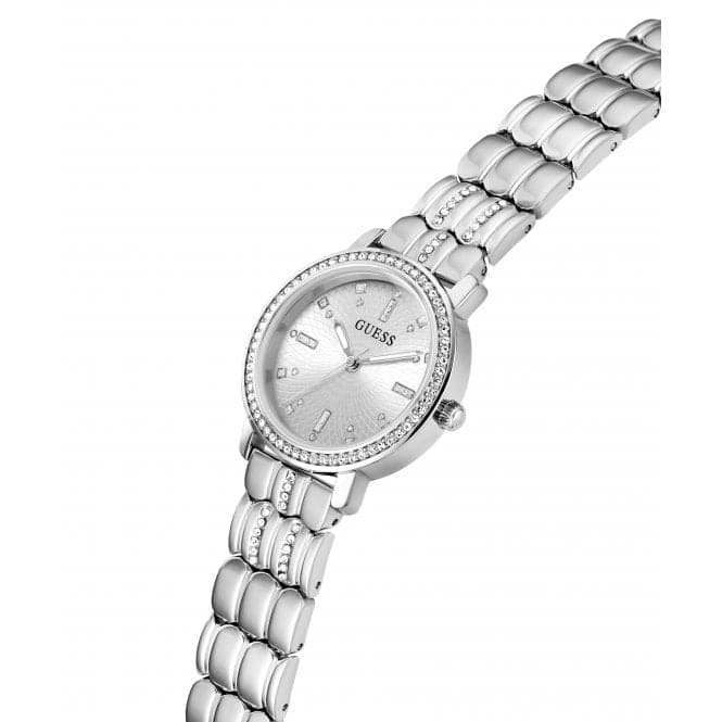 Guess Ladies Hayley Silver Tone Watch GW0612L1