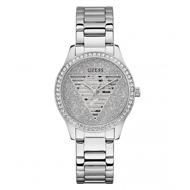 Guess Ladies Lady Idol Silver Tone Watch GW0605L1