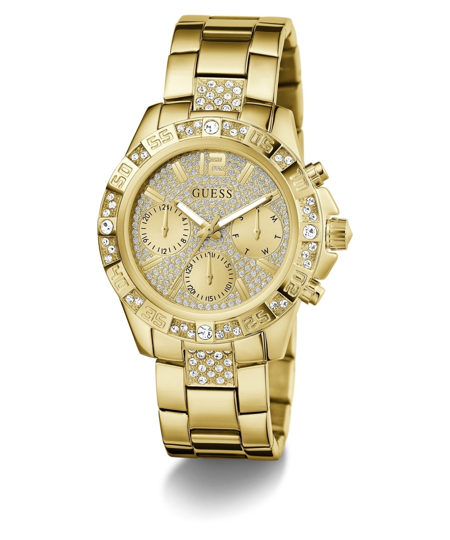 Guess Ladies Majesty Gold Tone Stainless Steel Watch GW0771L2