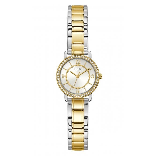 Guess Ladies Melody Stainless Steel Gold Tone Watch GW0468L4