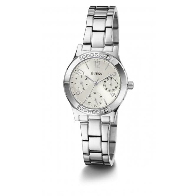 Guess Ladies Piper Stainless Steel Silver Watch GW0413L1